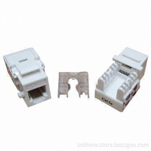 Unshielded RJ45 Cat5e Keystone Jacks (90 Degrees), Surface Mount Boxes and Blank Patch Panels